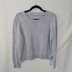 Gap Women's Cotton Long Sleeve Sweater, Light Blue, size Large